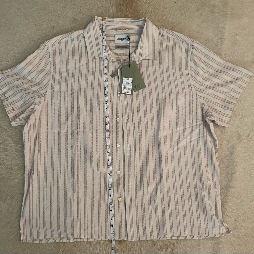 Goodfellow Men’s button up 2XL NWT - Picture 3 of 7